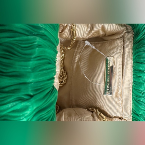 NWT never used Loeffler Randall clutch w strap - Picture 2 of 5